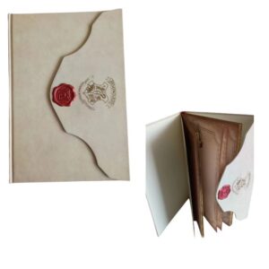 Libreta carta de aceptación a Hogwarts