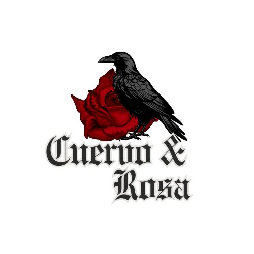 Cuervo y rosa
