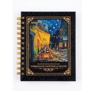 Libreta de hojas negras Van Gogh -Cuaderno para arte, journaling y lettering