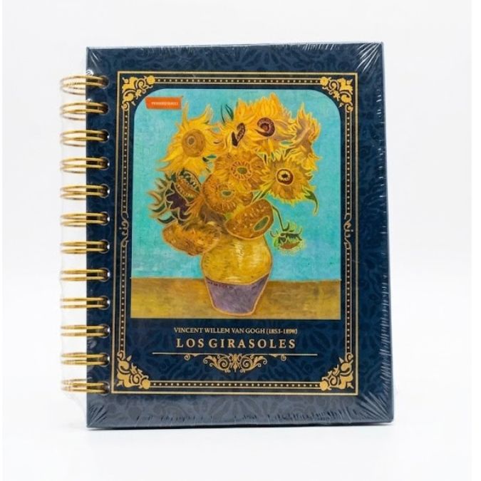 Libreta de hojas negras Van Gogh -Cuaderno para arte, journaling y lettering - Imagen 2